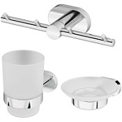 Набор аксессуаров для ванной Am.Pm Sense L AK74B0403W хром