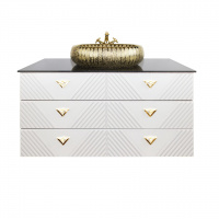 Тумба с раковиной Tessoro Gala TS-GA100-CB-W 100 с ящиками, белый