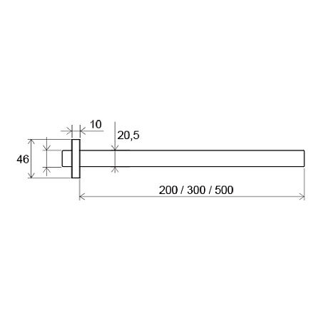Кронштейн для верхнего душа Ravak X07P179 704.00 30 