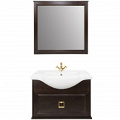 Мебель для ванной Tessoro Foster TS-F9080-CH-N 80 подвесная, темный орех