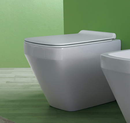 Крышка-сиденье для унитаза Simas Baden Baden BB 004 bia с системой микролифт, белый/хром