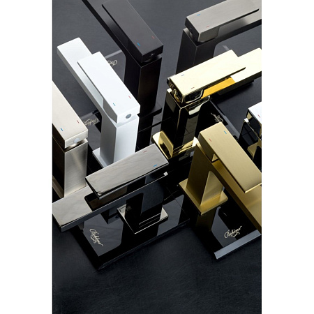 Смеситель Boheme Qubic 471-GM для раковины, оружейная сталь