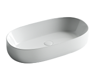 Раковина накладная Ceramicanova Element CN5022 67.5x35x14 белый