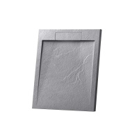 Поддон для душа из искусственного камня Vincea VST-4SRL9090G 90x90x2.5 серый