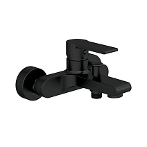 Смеситель Cersanit Brasko Black 63108 для ванны с душем, черный