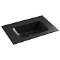 Раковина накладная Ceramicanova Element CN7007MB 71x46.5x18 черный матовый