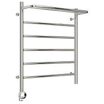 Полотенцесушитель электрический Стилье Формат 20 ТЛ 60x50 с полкой, хром