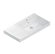 Раковина Kerama Marazzi Cubo CU.wb.90Rh правая, белая