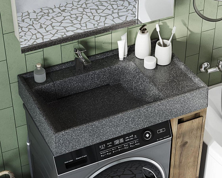 Мебельная раковина Aquaton Рейн 1A72113KRW210 80 графит