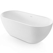 Ванна из искусственного мрамора Gruppo Treesse Clivia V446BO 160х75 белый матовый