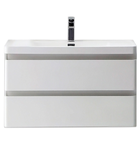 Тумба с раковиной BelBagno Energia-N 90 bianco lucido, подвесная
