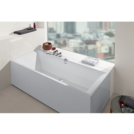 Ванна квариловая Villeroy & Boch Squaro Edge 12 UBQ190SQE2DV-01 190х90 белая