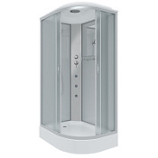 Душевая кабина Niagara Classic NG-3312-14LG 120x80x215 стекло матовое/профиль серебро