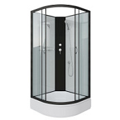 Душевая кабина Niagara Classic NG-6701-14BK 90x90x200 стекло прозрачное/профиль черный
