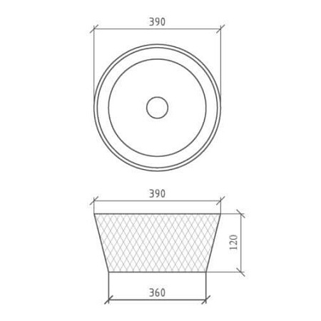 Раковина Armadi Art Monaco 817-B черный