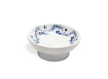 Мыльница Stil Haus Nemi 743(40) белый/рисунок