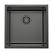 Кухонная мойка Omoikiri Tadzava 44-U/I Ultra-GM 44x44x20 вороненая сталь