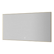 Зеркало Armadi Art Modern 543-140-MG 140х70 с подсветкой, золото матовое