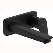 Смеситель Hansgrohe Logis 71220670 для раковины, настенный, черный матовый