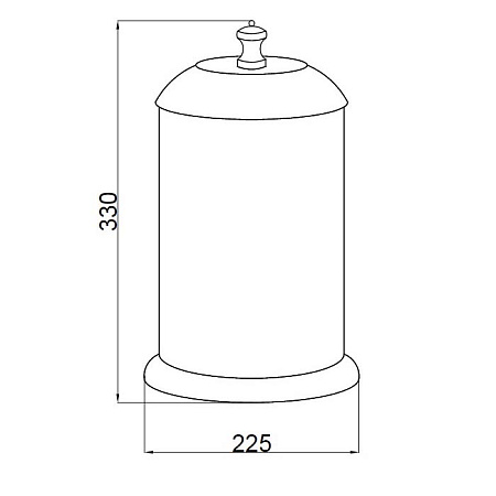 Ведро Boheme Vogue 10188 хром