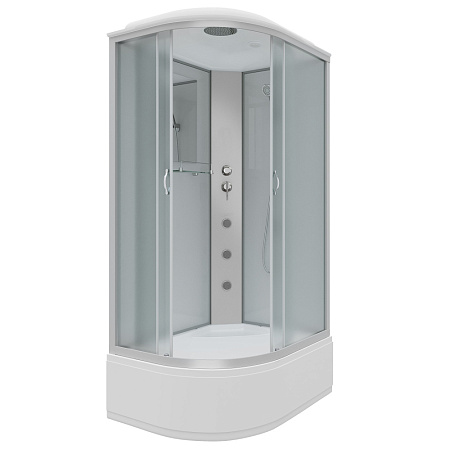 Душевая кабина Niagara Classic NG-2310-14RG 120x80x215 стекло матовое/профиль серебро