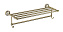 Полка для полотенец Fixsen Bogema Gold FX-78515G золото