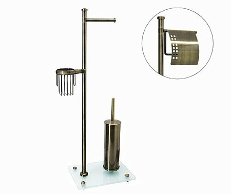 Стойка WasserKRAFT Exter K-1234 напольная, светлая бронза