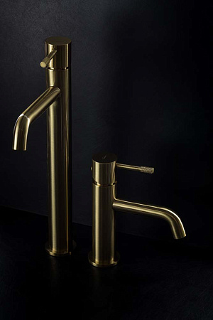 Смеситель Boheme Uno 462-MG для раковины, золото матовое