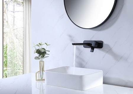 Смеситель Lemark Ursus LM7226BL для раковины, черный