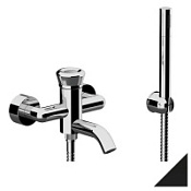 Смеситель Remer Element ET02NO для ванны с душем, чёрный матовый