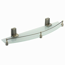 Полка WasserKRAFT Exter K-5244 стеклянная, светлая бронза