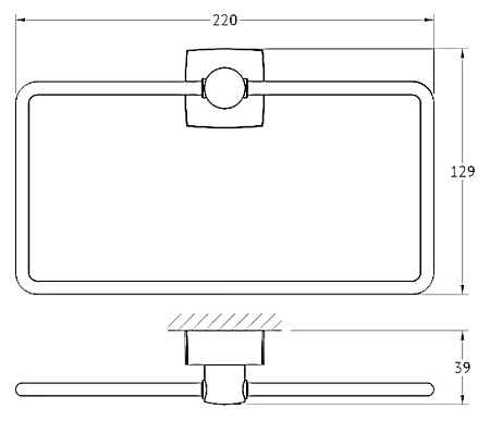Полотенцедержатель FBS Esperado ESP 022