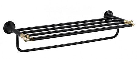 Полка Fixsen Luksor FX-71615B черный сатин