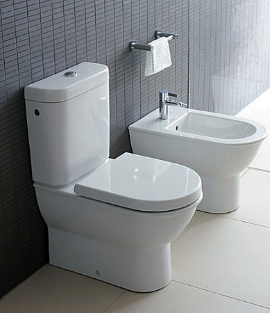 Унитаз-компакт Duravit Darling New 21380900001 WG антигрязевое покрытие