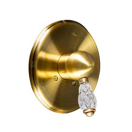 Смеситель Boheme Crystal 305-CRST для душа, бронза
