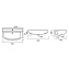 Раковина Sanita Luxe Best BST85SLWB01 85 - фото 4