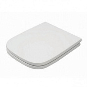 Крышка-сиденье ArtCeram A16 ASA002 01;71 с микролифтом, белый глянцевый/хром