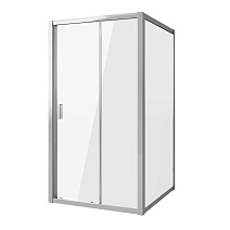 Душевой уголок Niagara Nova NG-62-13А+А80 130х80 прямоугольник, прозрачное, хром