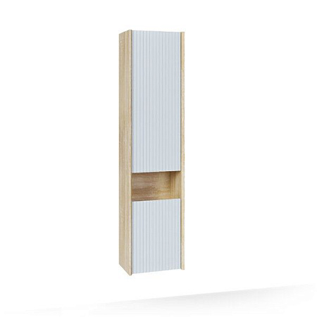 Шкаф-пенал Jorno Tossony Toss.04.140/P/SS-W/JR 33 сонома светлая/белый белый