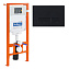 Комплект 2 в 1 BelBagno BB002-80/BB012-MR-NERO.M черный матовый