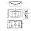 Мебель для ванной BelBagno Marino MARINO-750-2C-SO-BO-P 75 bianco opaco - фото 3