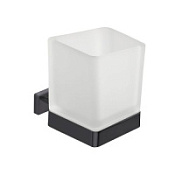 Стакан Inda Lea A18100NE21 настенный, черный матовый