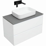 Тумба с раковиной Allen Brau Infinity 1.21001.WM 84.2 белый матовый