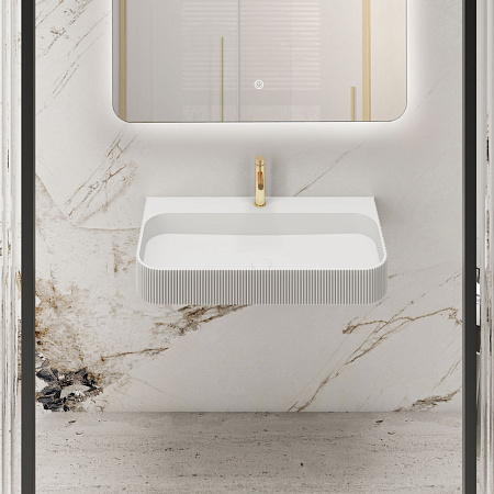 Раковина Vincea VWB-6SG75MW 75x46x12 белый матовый