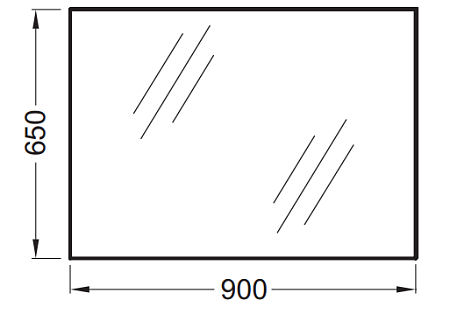 Зеркало Jacob Delafon EB1083-NF 90 см