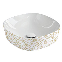 Раковина ArtCeram Ghost GHL001 01;90 42 с узором