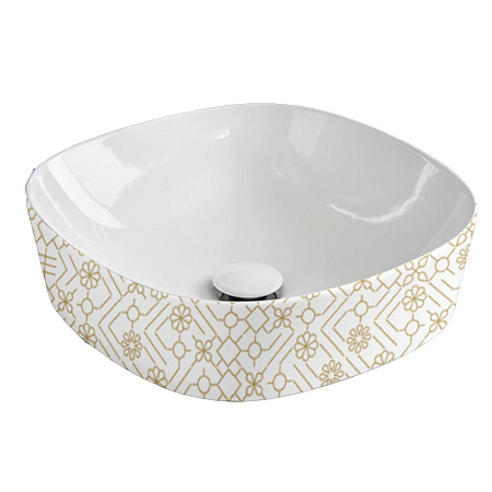 Раковина ArtCeram Ghost GHL001 01;90 42 с узором
