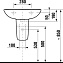 Полупьедестал для раковины Jika Olymp 8196110000001 белый - фото 3
