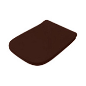 Крышка-сиденье ArtCeram A16 ASA001 39;71 c микролифтом, marrone cocoa/cromo