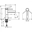 Смеситель Hansgrohe Finoris 76023670 для раковины, черный матовый - фото 2